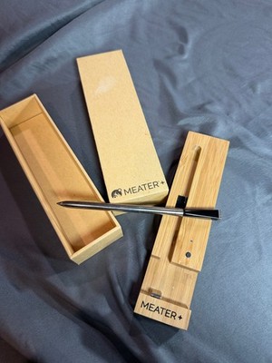 MEATER Plus Bluetooth Wireless Meat Thermometer Probe Charger Box