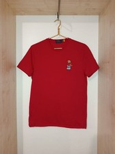 Ralph Lauren Polo Bear Basketball Red Size M Tee Shirt