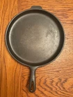 Unmarked Wagner 11 1/4 inch Cast Iron Skillet Griddle Made in USA
