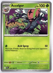 Accelgor 009/086 Scarlet & Violet - White Flare Uncommon