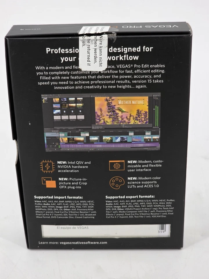 Vegas Pro Edit Version 15 Professional Video and Audio Production - Image 4 of 4