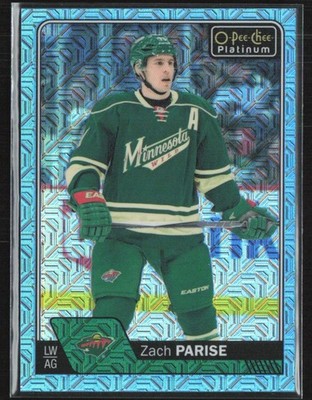 Zach Parise 2016-17 O-Pee-Chee Platinum Ice Blue Traxx #88 Minnesota Wild