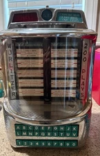 Vintage (Original) "Wurlitzer Wall Box” Model 5250 - 1960 Juke Box Diner w/ key