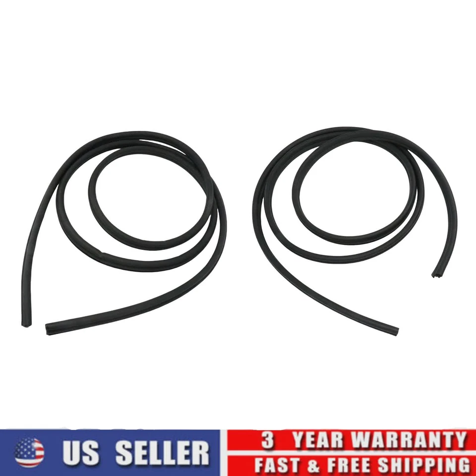 2PC Weatherstrip Front Door Seal For Dodge Ram 1500 2500 3500 2002-2009 - Изображение 3 из 4