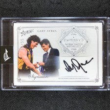 2019 Select AFL Supremacy GARY AYRES Norm Smith Medal Signature 32/55