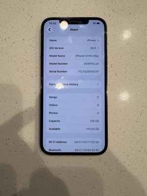 iphone 12 pro max unlocked 256gb used