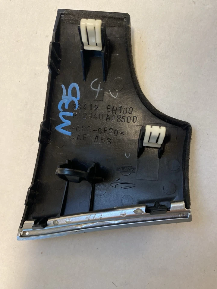 06-10 INFINITI M35 M45 PASAJERO DERECHO TABLERO MOLDURA PANEL GRAFITO OEM Foto 3 de 4