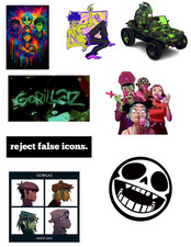 Gorillaz Music Stickers