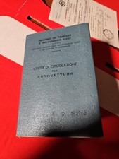 Fiat 1200 Granluce Carta Di Circolazione Autovettura . Info.