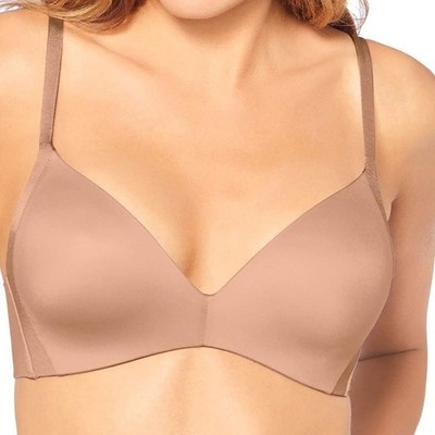 Triumph Body Makeup Soft Touch P Ex Womens Bra Underwired Size 80D Beige