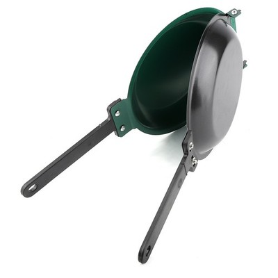 Double Side Steel Coating Flip Frying Pan Pancake Maker Household K SET
