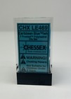 CHESSEX Dungeons & Dragons LE469 Caribbean Blue White OOP Dice Set-NEW