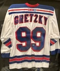 Wayne Gretzky Signed New York Rangers CCM Hockey Jersey AUTO PSA COA AUTOGRAPH