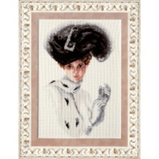 Cross Stitch Kit by Charivna Mit -М-166 "Lady in a throat-wrap"