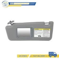 Med Gray Left LH Driver Side Sun Visor For 2005-2015 Toyota Tacoma