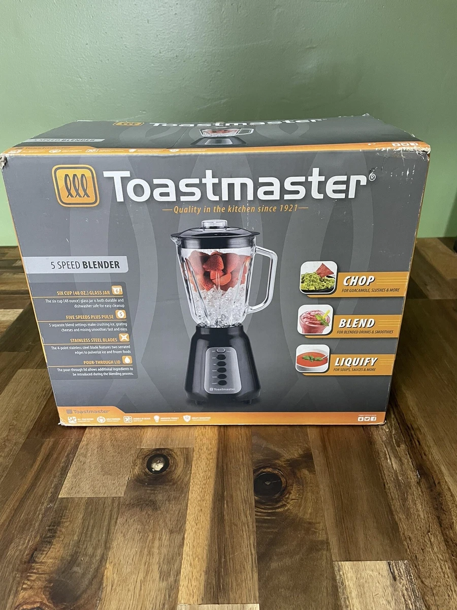 TOASTMASTER 5-SPEED BLENDER MODEL# TM-550BL