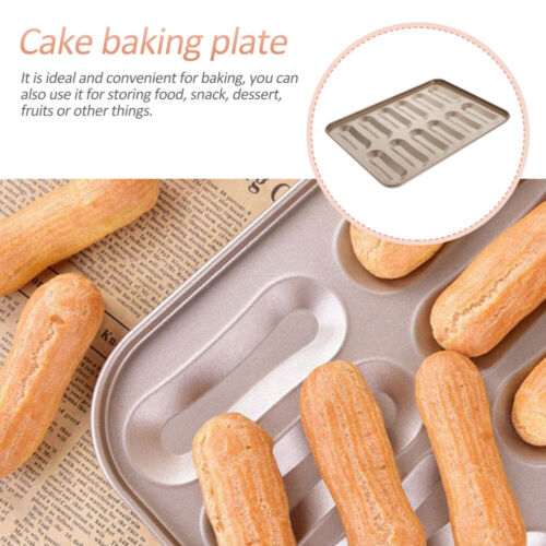 Puff Mold Eclair Baking Pan Non Stick Baking Tray Bread Form Pan - Picture 7 of 12