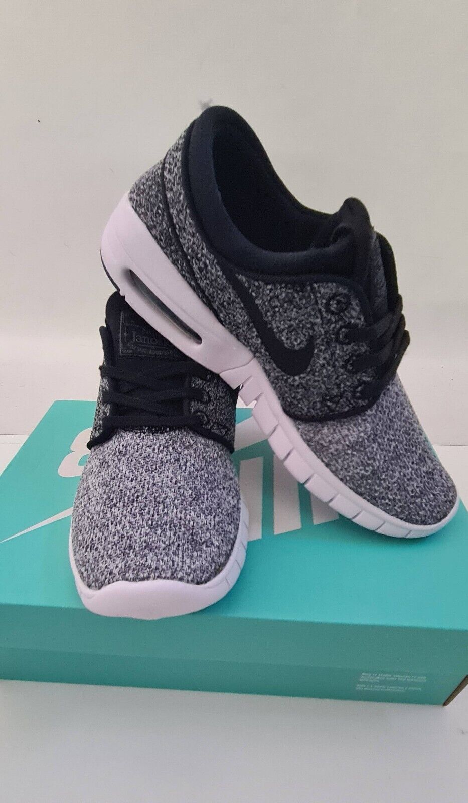 Nike Stefan Janoski Max Schuhe Sneaker dark grey black Größe 36 12, NEU