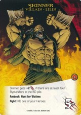SKINNER Upper Deck Marvel Legendary MIDNIGHT SONS VILLAIN LILIN