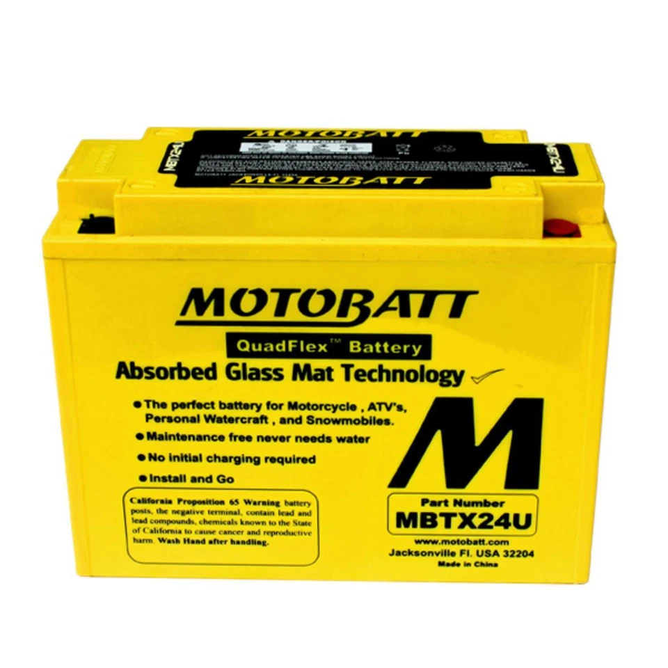 Motobatt Battery for Harley Davidson TOUR 1340 GLIDE CLASSIC FLTC DB 87-92 - Image 3 of 4
