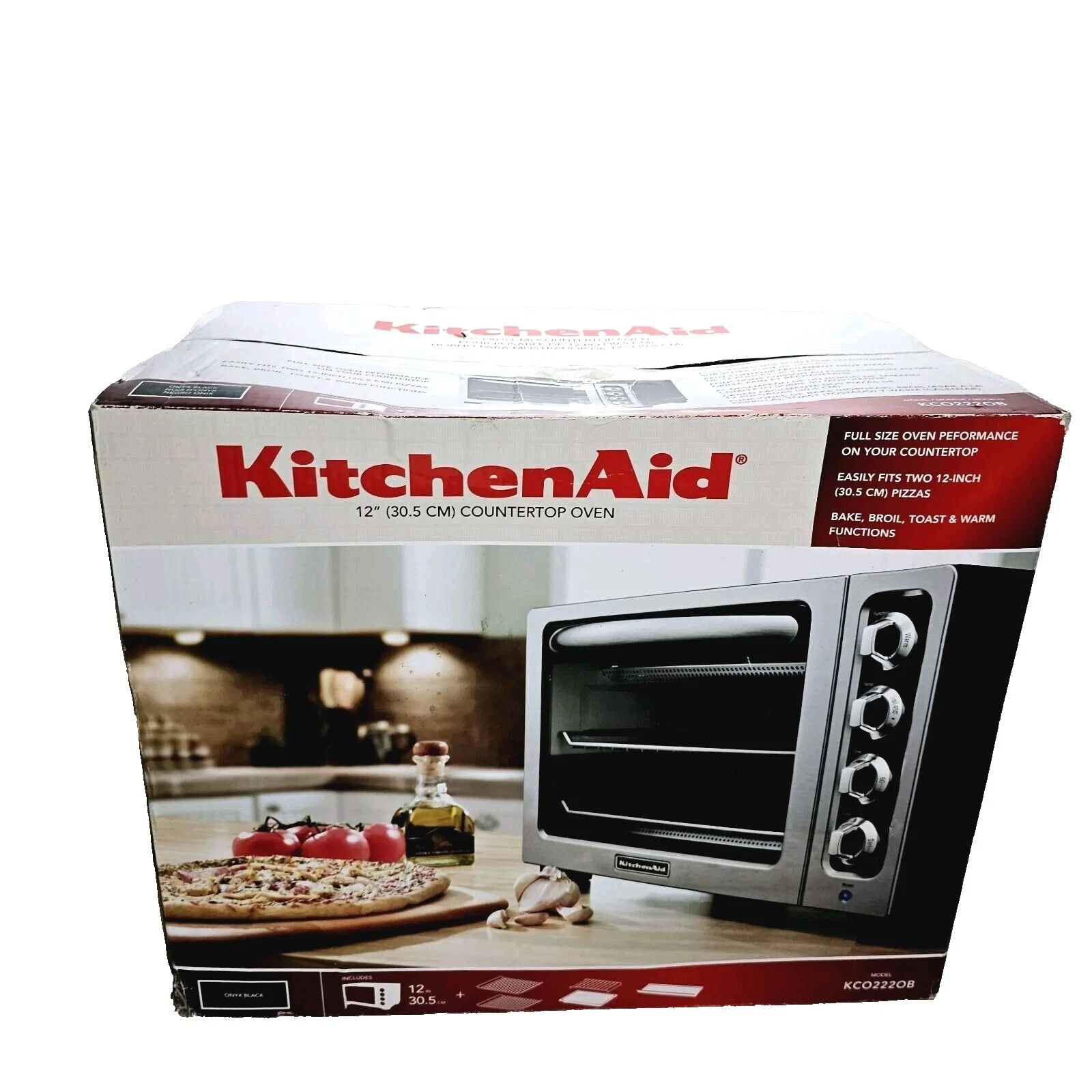 KitchenAid Encimera Horno Negro hornos eléctricos