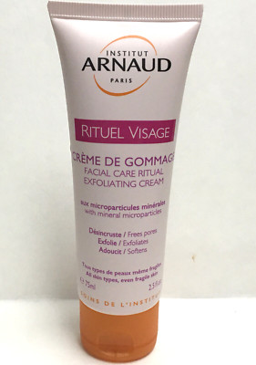 Institut Arnaud Paris RITUEL VISAGE EXFOLIATING CREAM 2.5  fl oz/ France Unboxed