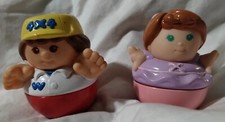 Playskool Weeble Wobble Toy Figure, Lot, Vintage