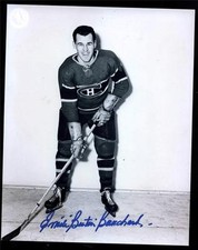 3 1940s Dec Montreal Canadiens HOF'ers Signed 8x10 Photos Lach Bouchard Reardon