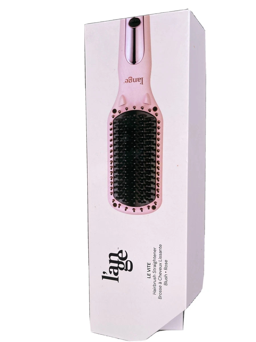 L ange Le Vite Hair Brush Straightener Pink Blush Lange Thermal