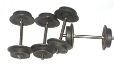 Lionel Genuine Postwar Unrun Wheelsets (4) LQQK!