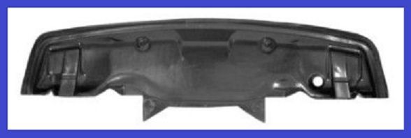 Cache sous moteur avant pour Mercedes Classe E W210 en plastique ABS noir