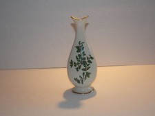 LENOX Bud Vase With Holly and Berries - Trimmed in Gold - Made in the USA