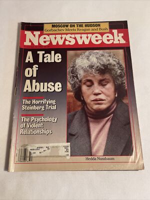 1988 December 12 NEWSWEEK Magazine, The Horrifying Steinberg Trial (MH264)