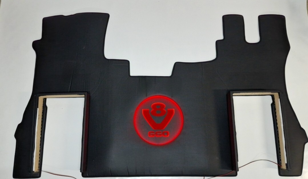 SCANIA 660 S V8 PREMIUM SMOOTH LED FLOOR MAT RHD LHD MADE TO ORDER