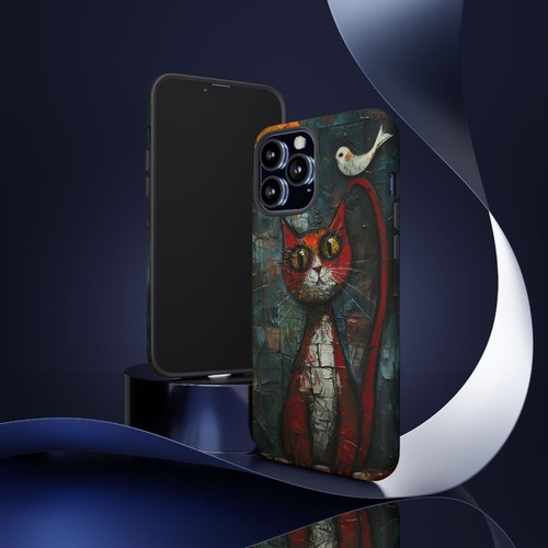 Cat Abstract Painting - Phone Ink Cover Case for iPhone, Galaxy, Pixel - 第 105/281 張圖片