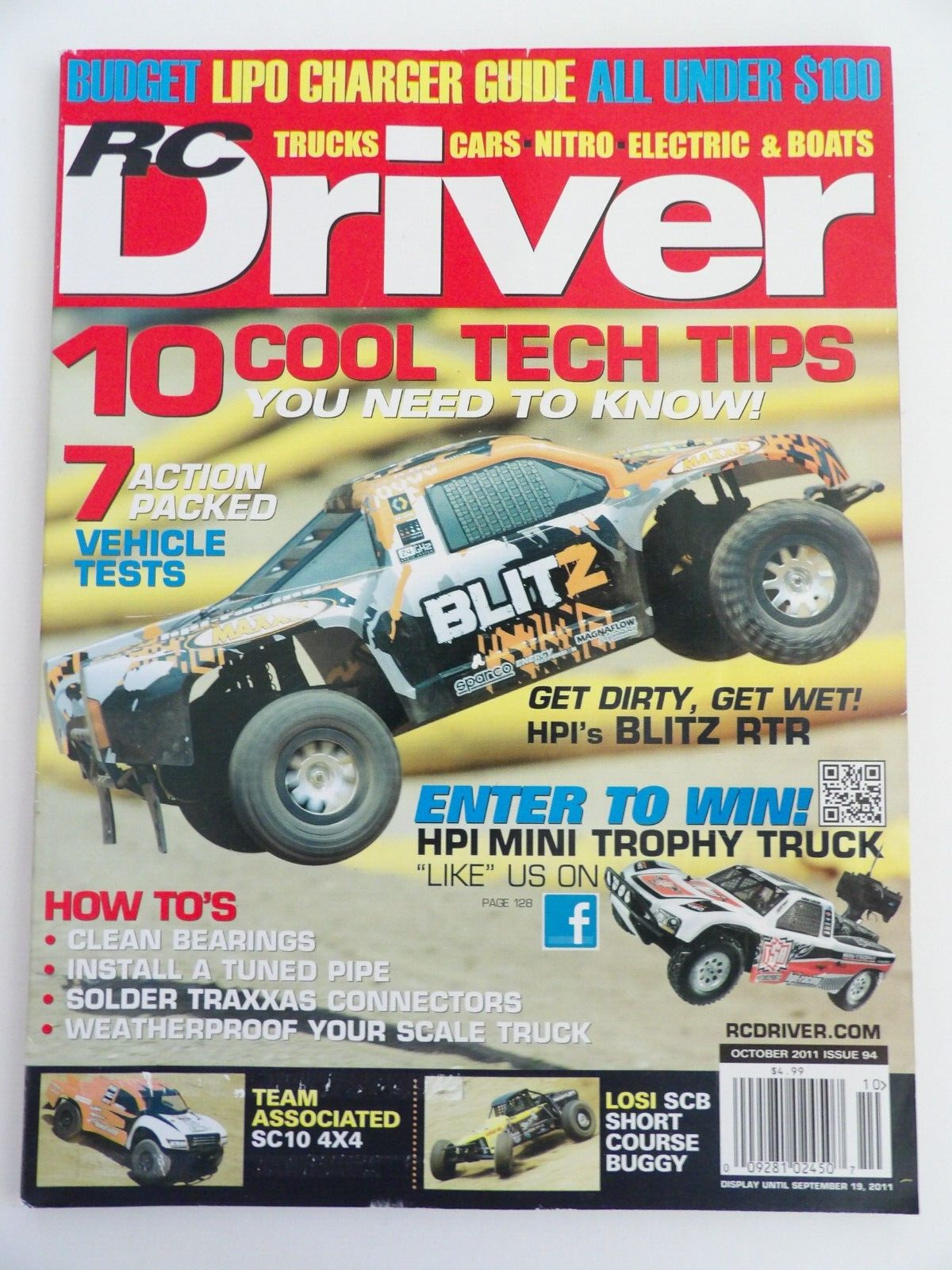 Rc Racer Magazine RC Driver Magazine October 2011 Issue 94 | eBay