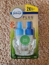 Febreze Plug Scented Oil Refill-Pet Odor Eliminator-Fresh Scent