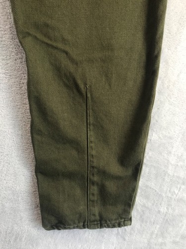 Zara Trousers Women’s 21W 23L Olive Boho Elastic Waist Romantic - Picture 16 of 19