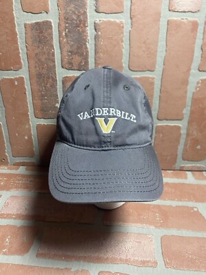 Vanderbilt Commodores Hat Cap Mens Legacy Adjustable Style Gray