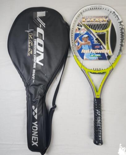 Yonex Muscle Power V-Con Tennis Racket w/ Cover - 4 1/2 in, Unstrung, OS, Japan