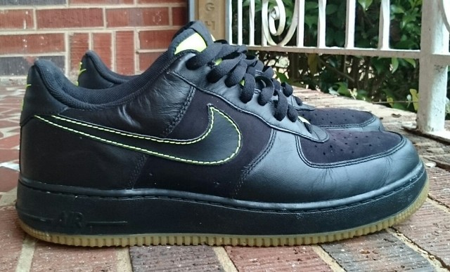 nike air force 1 volt green