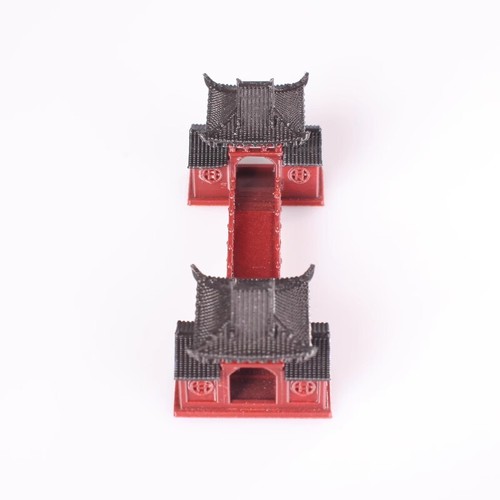 Chinese Ancient Building Gallery Bridge Corridor Model Aquarium Bonsai Toys - Picture 6 of 31