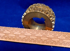 Leather Embossing Machine Roller Basketweave ...