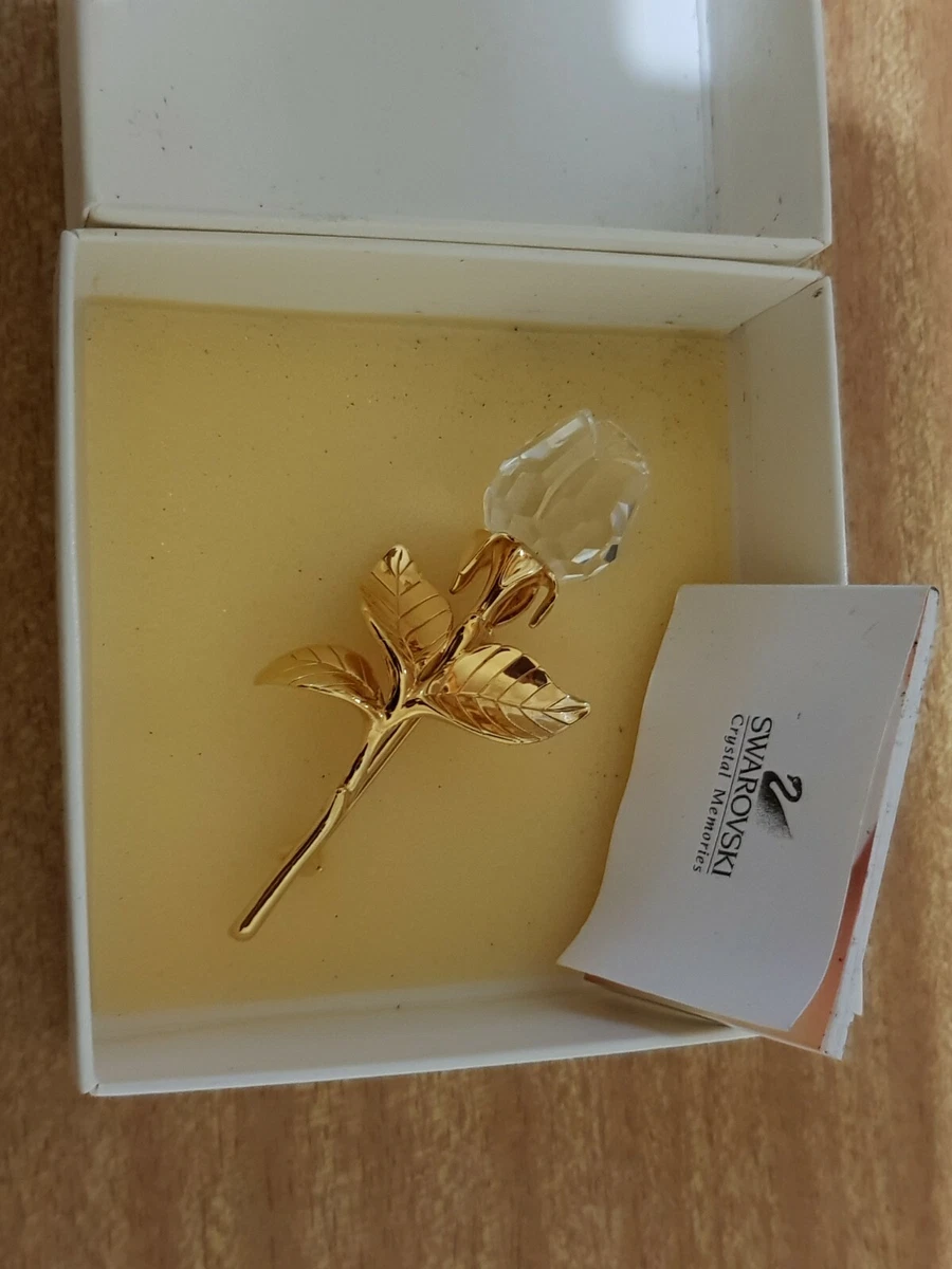 Swarovski Crystal Memories Genuine Rose Brooch