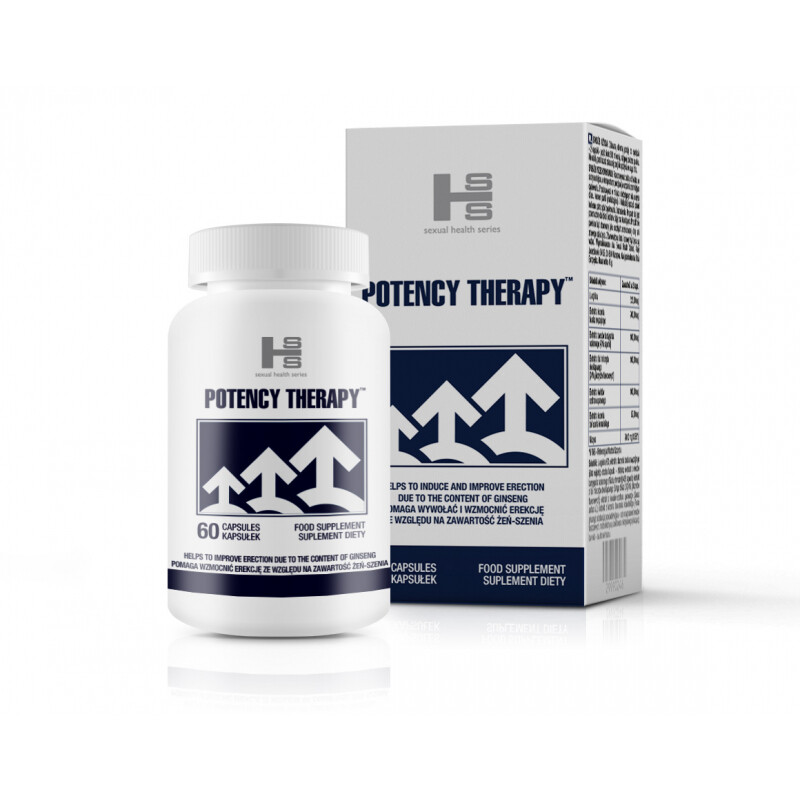 Potency Therapy 60 Pillen, Potenzmittel für Männer für bessere Erektion