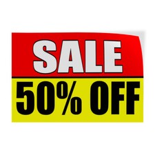 Decal Stickers Sale 50 off Promotion Business Vinyl Store Sign Label Business