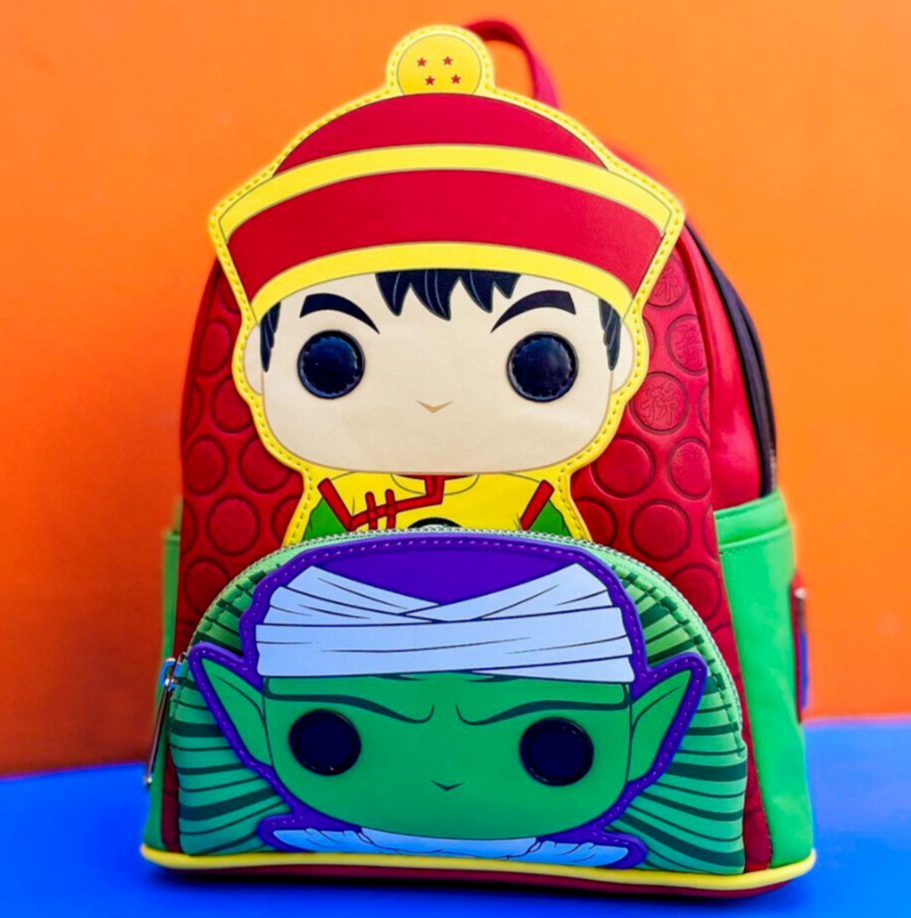 ✤ New LOUNGEFLY Backpack Bag DRAGON BALL Z Gohan Piccolo Japanese Anime  Manga