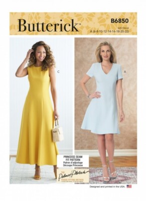 Butterick Schnittmuster 6850 Kleider A (6-8-10-12-14-16-18-20-22)