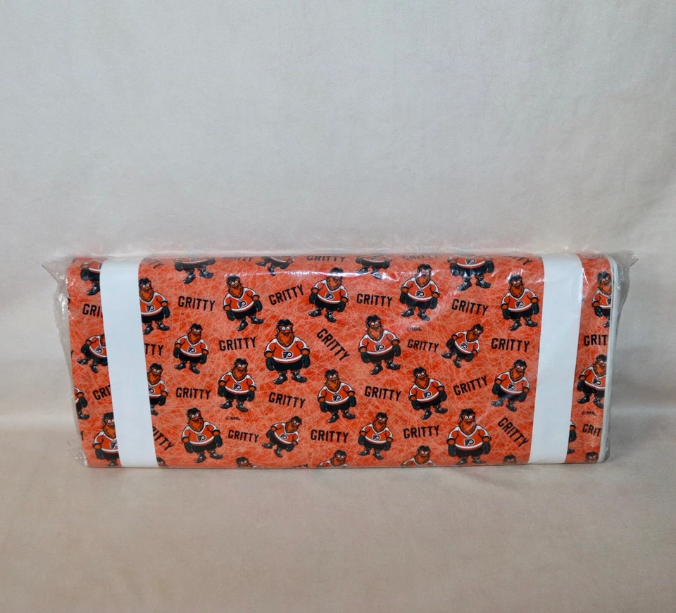 Gritty Philadelphia Flyers Mascot Pattern NHL Cotton Fabric 1/4 Yard 9” X 42” - Image 3 of 4