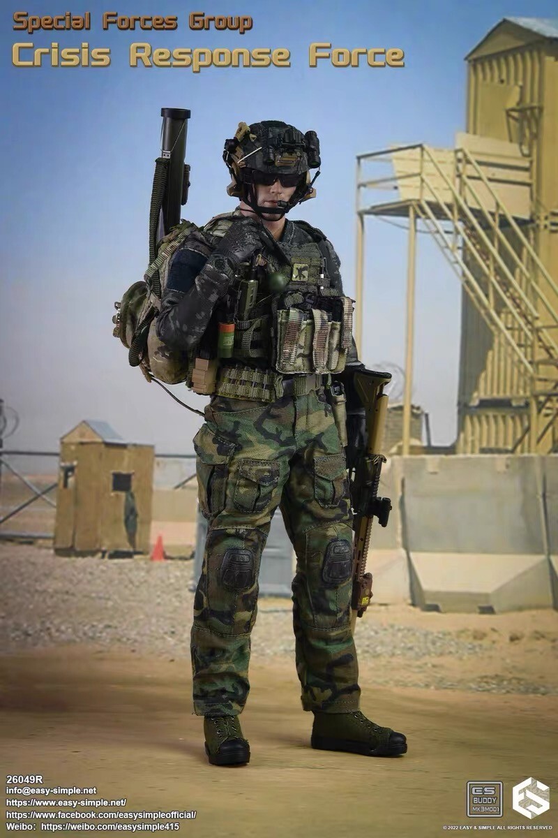 1/6 EASY&SIMPLE 26049R Special Forces Group Crisis Response 1/6 EASY&SIMPLE 26049R Special Forces Group Crisis Response